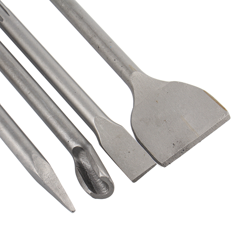 SDS MAX Chisel Set 1PC 280mm Electric Hammer Drill Bit Point Groove Gouge Flat Chisel Break Concrete Brick Wall Drilling Masonry
