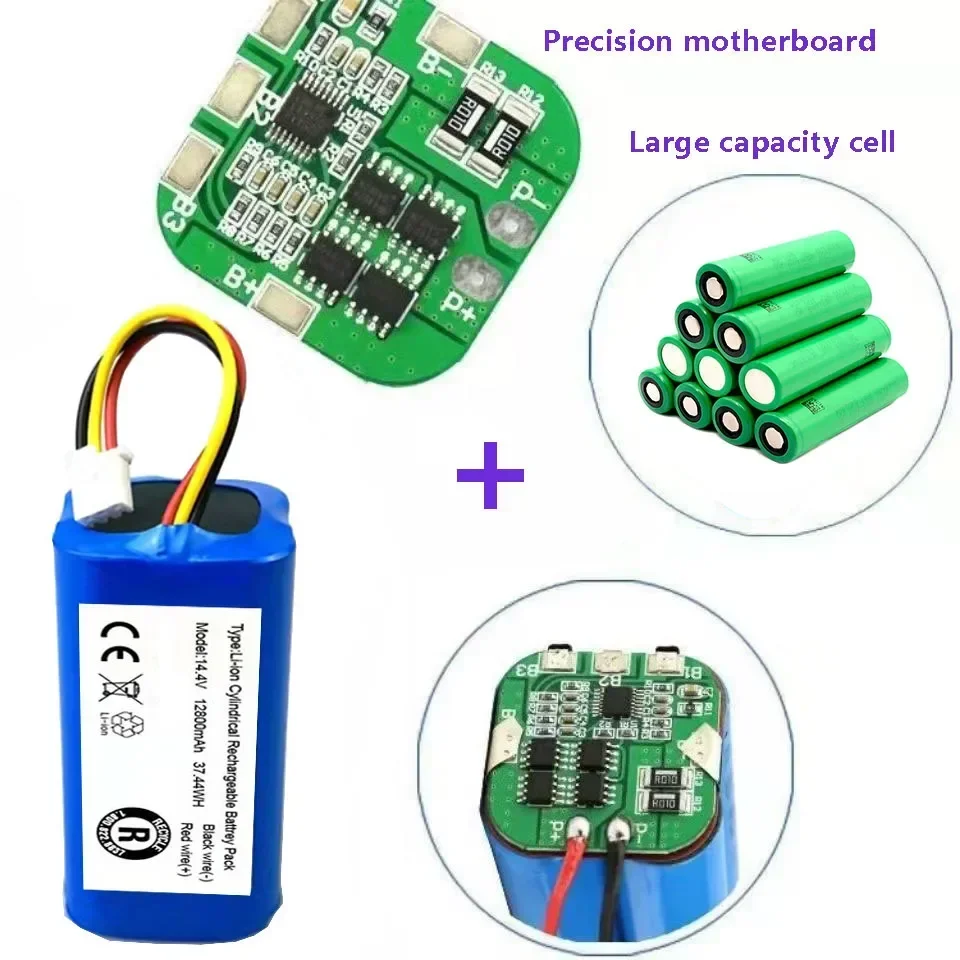 Original(For C30B)Battery for.Lirctroux.C30B.Robot.Vacuum.Cleaner.14.4V. 6800mAh,/8800mAh/9900mAh/ lithium cell,