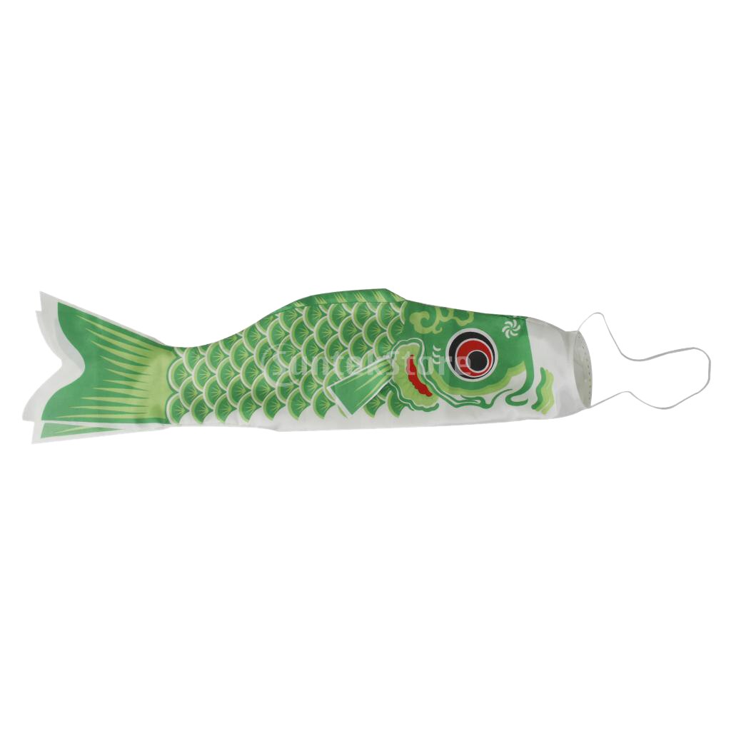 40 Cm Japanse Karper Windzak Streamer Vis Vlag Kite Nobori Koinobori: Green