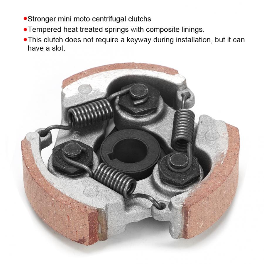 Repuesto de embrague centrífugo a prueba de agua, accesorio para Mini Moto de 47cc y 49cc, para Dirt Bike, ATV, embrague centrífugo,