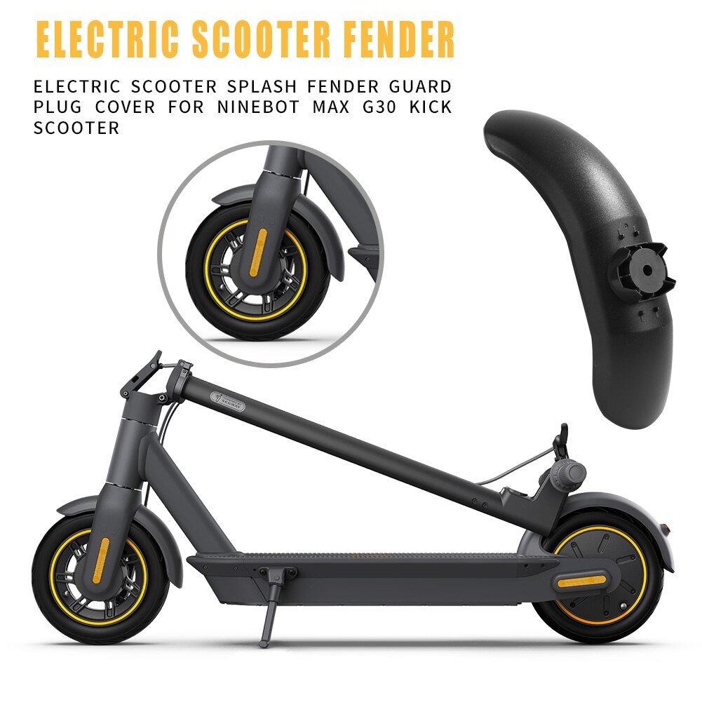 Scooter elétrico splash fender guarda plug capa e-scooter acessórios de substituição peças para ninebot max g30