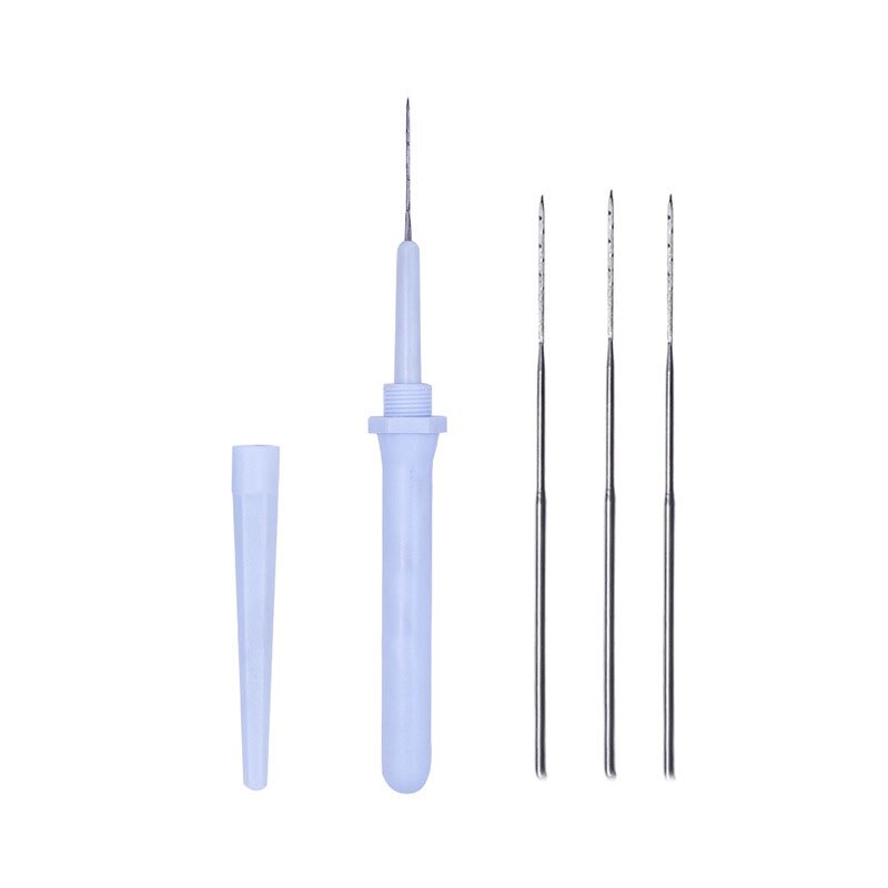 5 stk uldfilt nåle sæt med 5 udskiftelige nåle broderi håndværk syværktøj enkelt filt nåle pen sæt filt værktøj