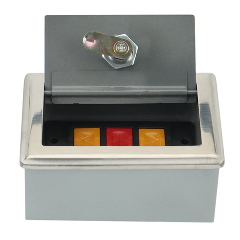 Garage Door Opener, Electric Door Roll Switch Lock Box, Surface Mounted Concealed Button Switch