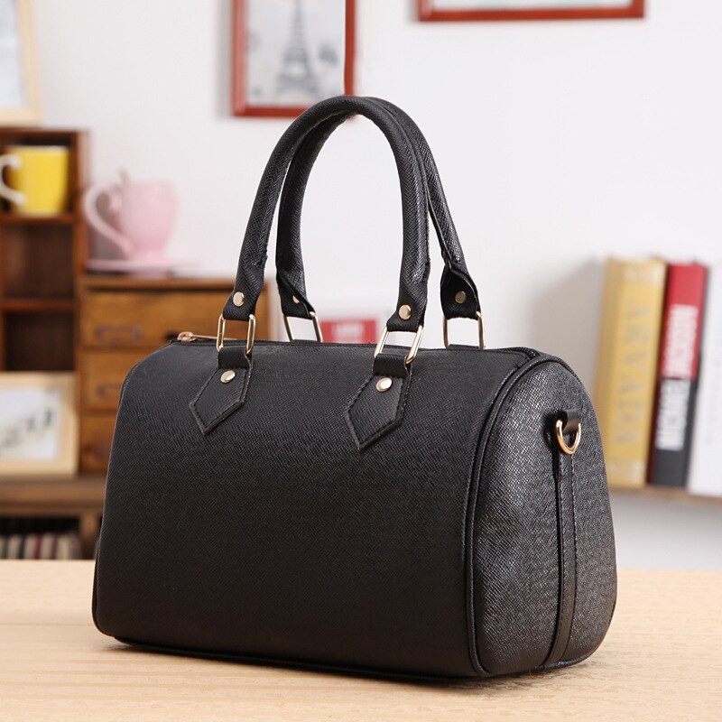 Women Handbags Ladies Handle Bag Leather Totes Black Red Beige PU Leather Shoulder Bag Hobos