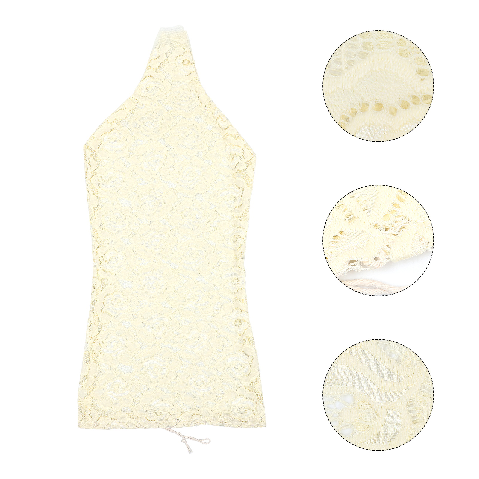 Mannequin Decorative Fabric Lace Cover Female Mannequin Upper Body Cloth Cover: Default Title