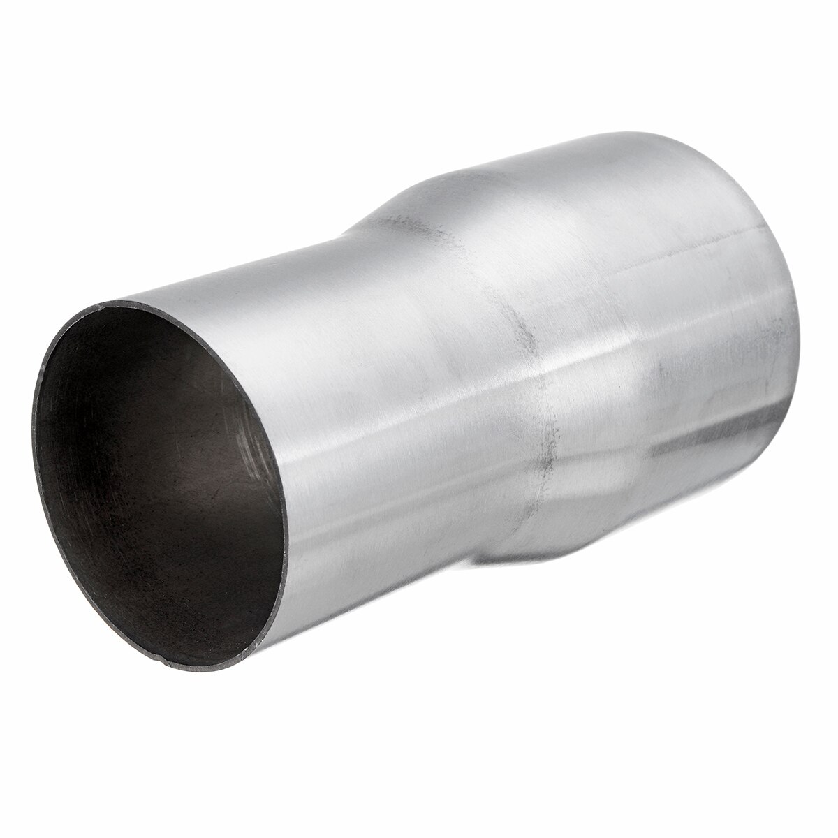 Conector reductor de escape de acero inoxidable, adaptador de tubo Universal para Estilismo de coche, 2/4 piezas, 76mm-63mm