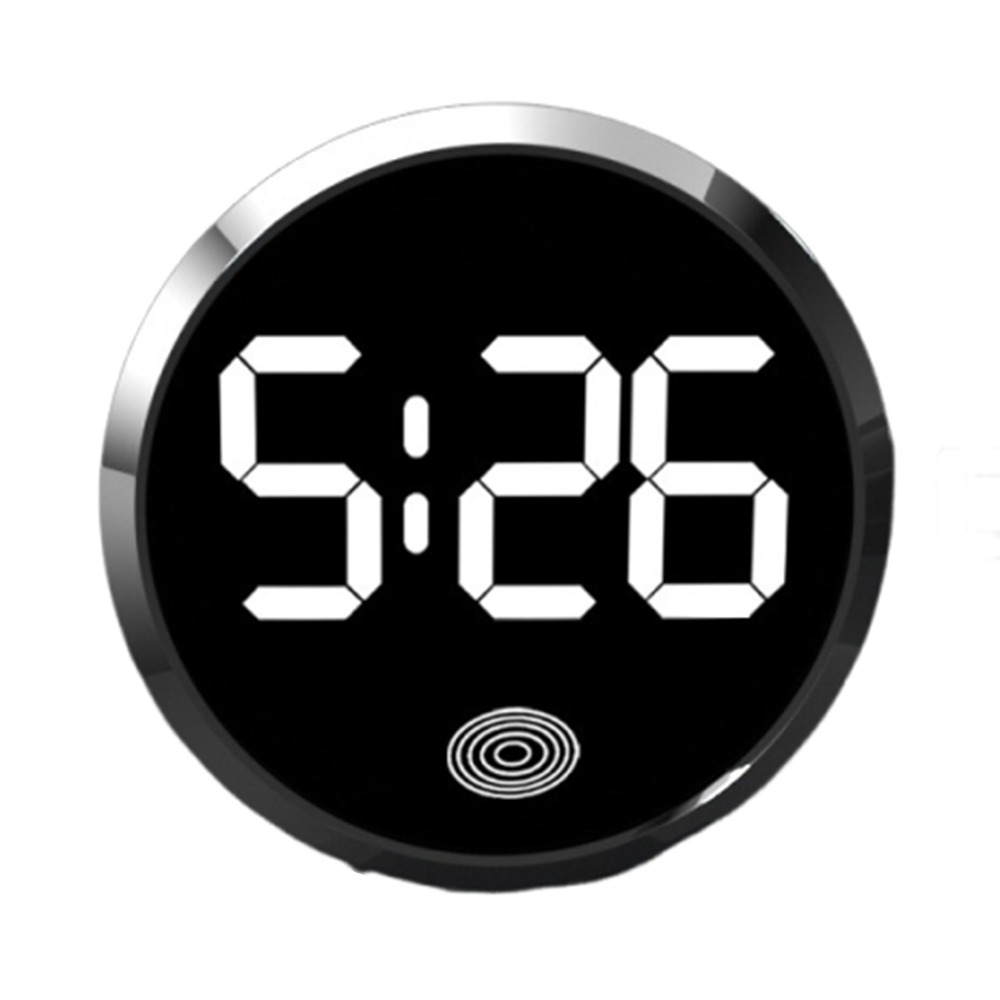 Touch-Activated Car Dashboard Clock Mini Novelty LED Electronic Watch LED Time Display Simple Luminous Car Clock Home/Office: green