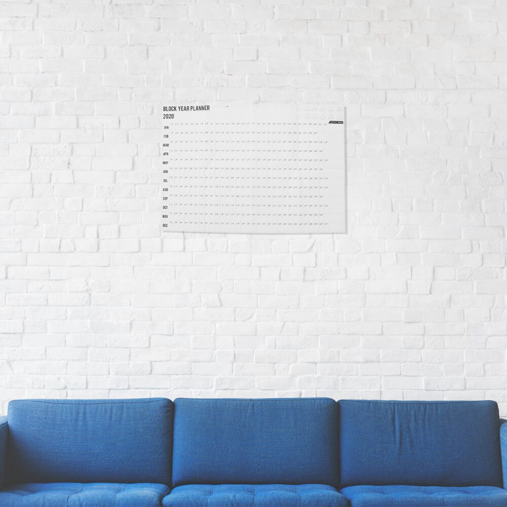 2Pcs Calenders Calender Lovely Planner Simple Style Wall Memo for Home