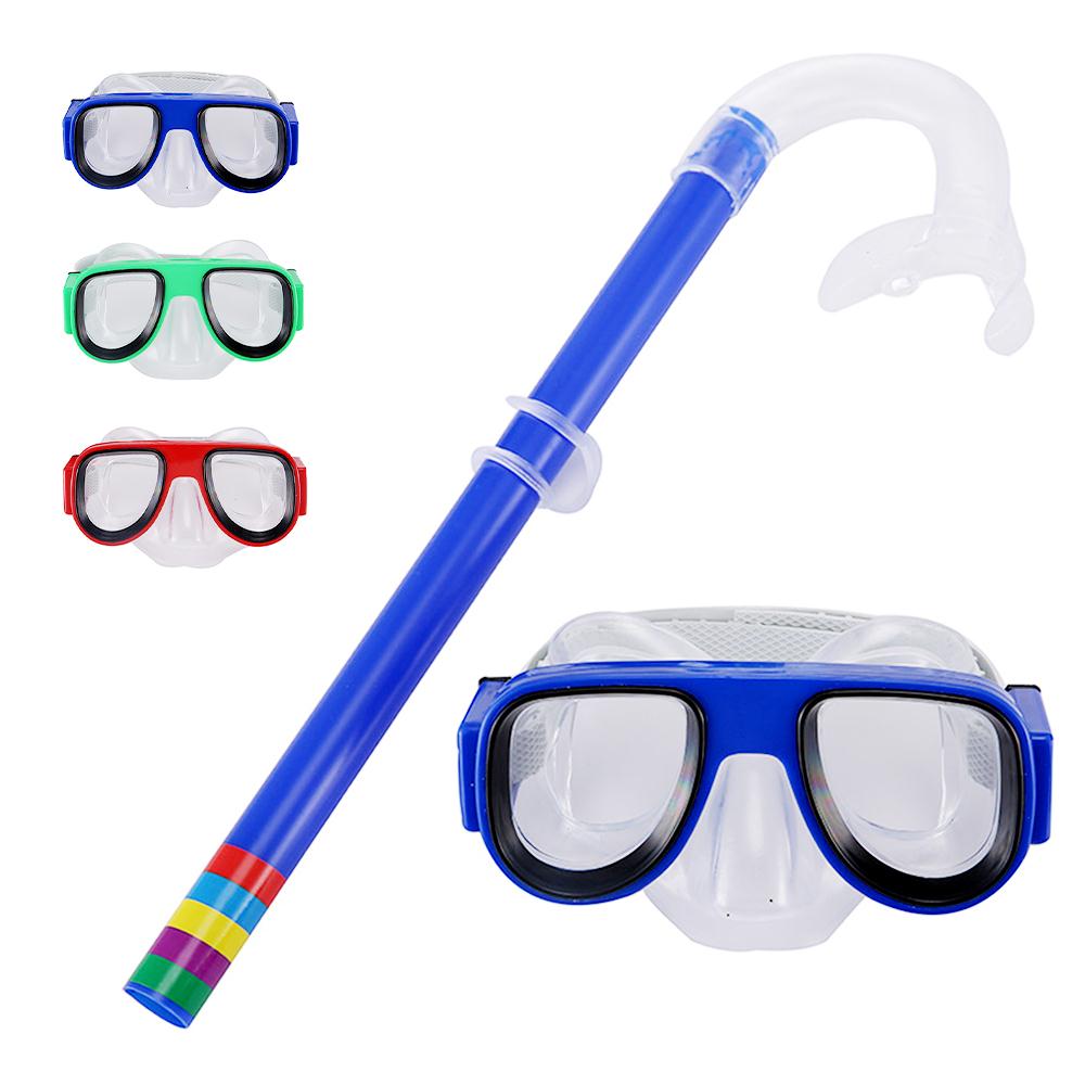 Snorkeling Set Swimming Diving Flippers Snorkel Equipment Scuba Goggles