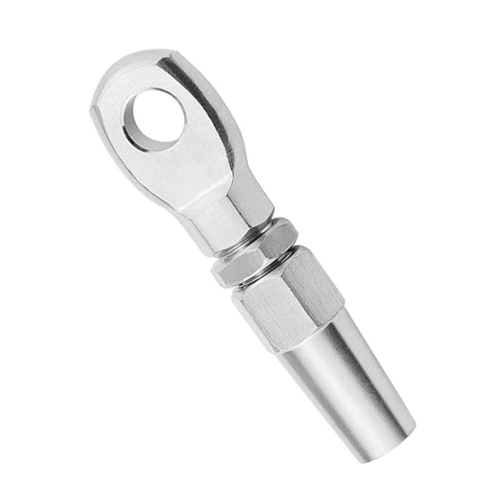 Stainless Steel Wire Rope Connector Guardrail Rigging DIY Fitting Hardware Tools Suitable for Balcony Corridor and Other Railing