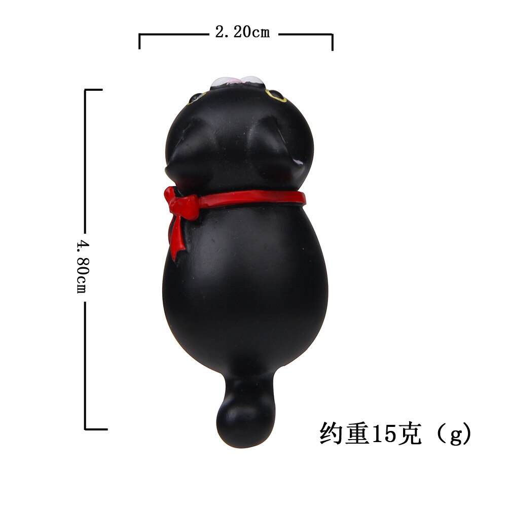 3/6 Pcs Koelkast Vet Kat Grappige Cartoon Dieren Kat