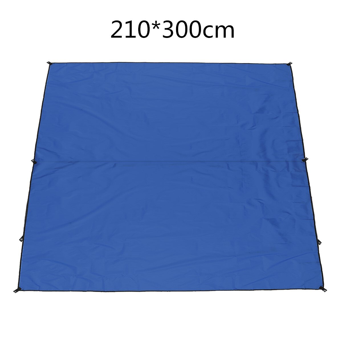 Tente de Camping en plein air parasol pluie soleil abri UV plage auvent auvent abri plage pique-nique tapis tapis tapis de sol tente soleil ombre voiles: Blue 210x300cm