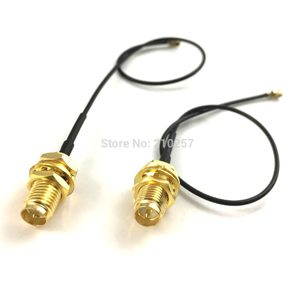 1 stks Mini Pci iPx Antenne Kabel Ipex U. fl naar rp-Sma Vrouwelijke Connector Coaxiale Cord RF 1.13 15 cm