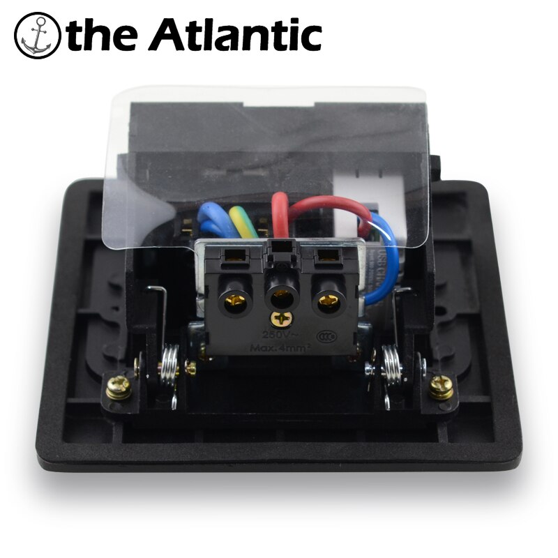 16A France Standard Socket Universal 2 Pin With USB Charging Port Pop-Up Floor Socket 2 Way Power Outlet Aluminum Alloy Office