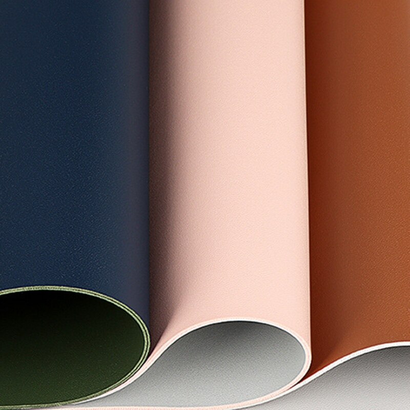 Modern Table Keyboard Mouse Gaming Pad Home Office Desk Accessorie Anti-scratch PU Leather Writing Desk Topper Protector