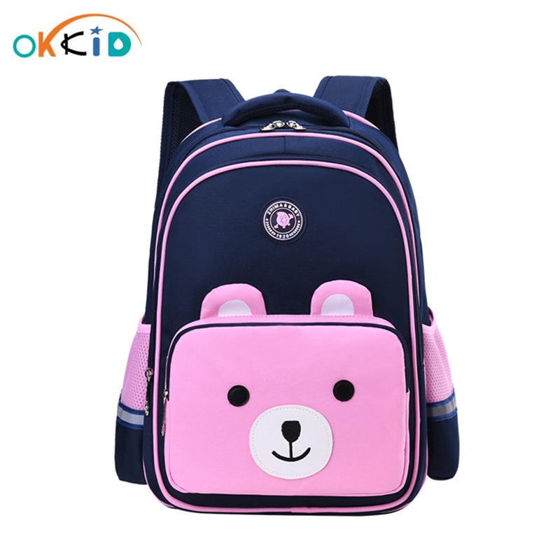 Okkid Kinderen Schooltassen Voor Meisjes Kawaii Boek Tas Meisje Elementaire Student Rugzak Kids Leuke Roze Rugzak