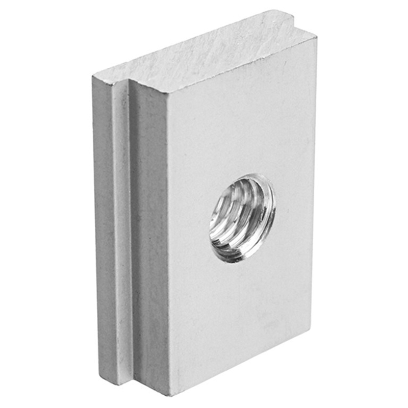 Tuerca deslizante t-track, tuerca deslizante de aleación de aluminio, tuerca de ranura en T para herramientas de carpintería, tornillo de fijación de ranura 10 Uds