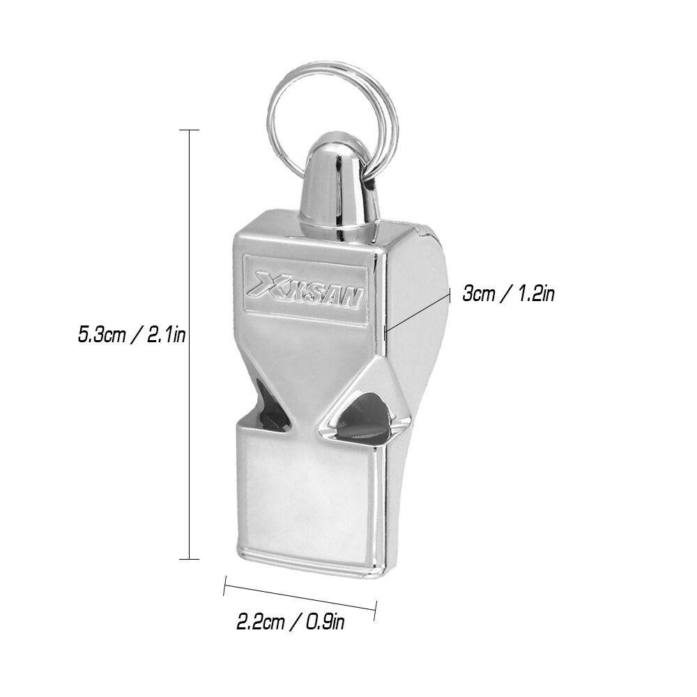 3 個ホイッスル金属サッカーサッカーバスケットボール野球スポーツ審判の笛の生存屋外笛のような