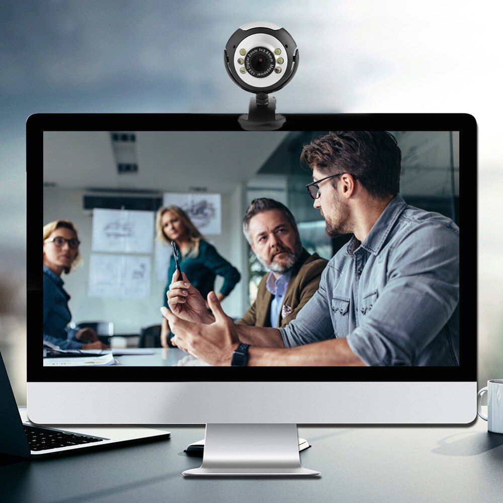 HD USB Webcam 16 megapixel Camera with Mic Night Vision Web Cam For PC Laptop Web Camera PC Webcam Video Calling Computer Cams