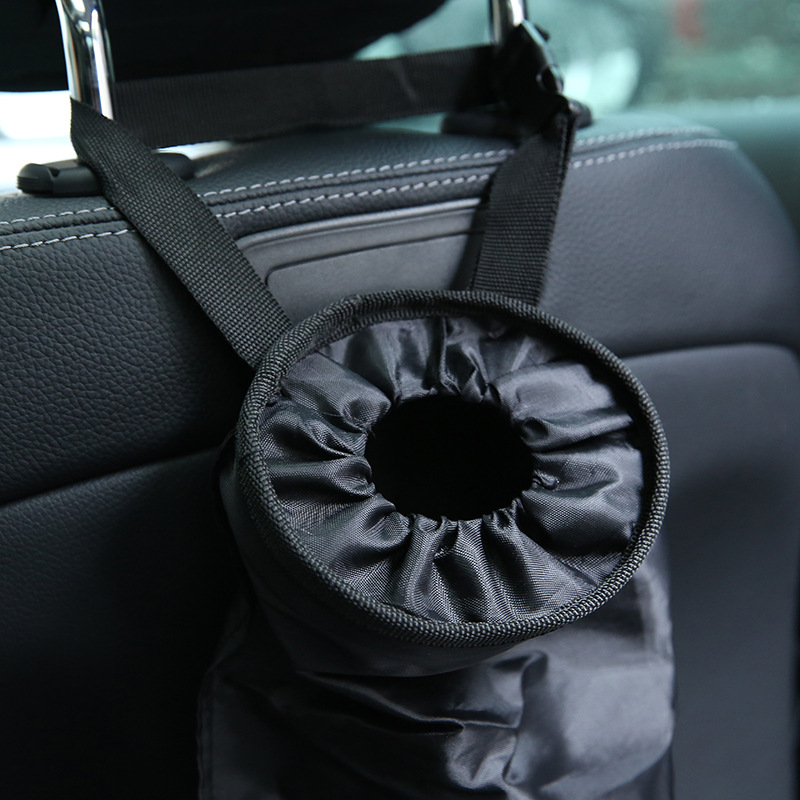 1pc Auto bolsas de almacenamiento portátil Auto cubo de basura polvo basura puede caja de estuche protector