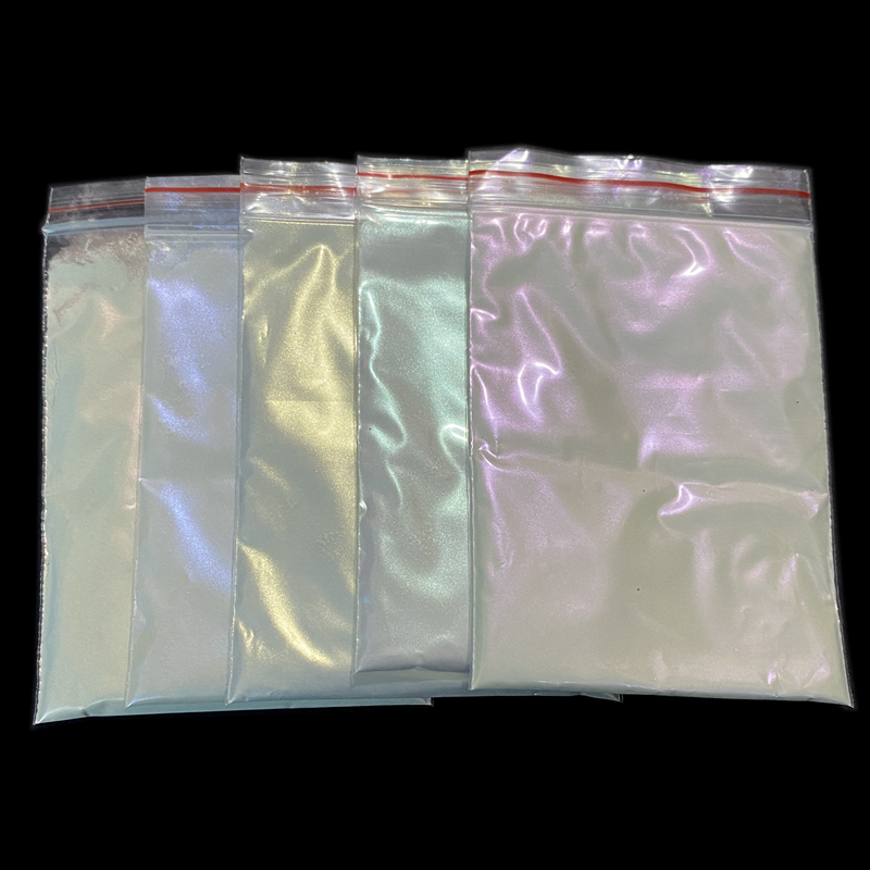 Poudre de Mica pour ongles, pigment symphonique, perle, effet sirène, pour peinture en résine, fabrication de bijoux, colorants nacrés