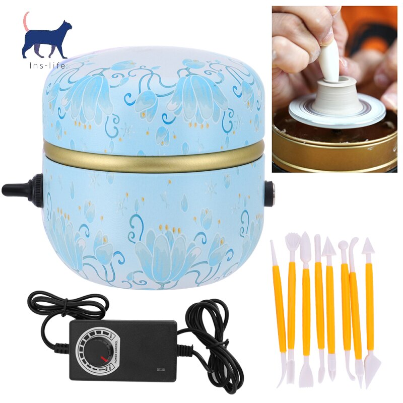 Ceramic Machine Electric Pottery Machine Electric Pottery Wheel Ceramic Machine Pottery DIY Machine Stepless Speed Regulation