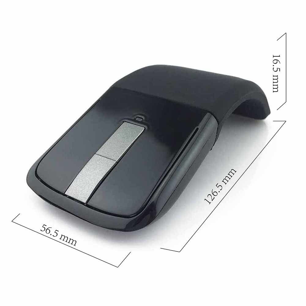 Arc Touch Mouse Ergonomic Folding Mause 2.4G Optical USB Wireless Mouse Gaming Office Laptop Mice For Computer Mac