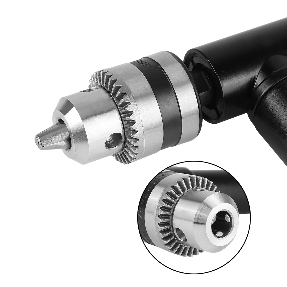 Turning Tool Adapter Right Angle Electric Drill Chucks Device 90 Degree Corner Tool Narrow Spacing Drilling Tool Aluminum Alloy