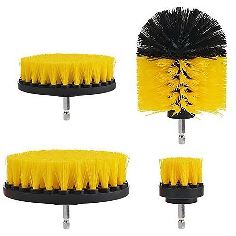 CNIM 8-Pack Electric Drill Brush Cordless Drill Scrub Pads Grout Power Scrubber Cleaning Pool Brush Tub House Super Absorb