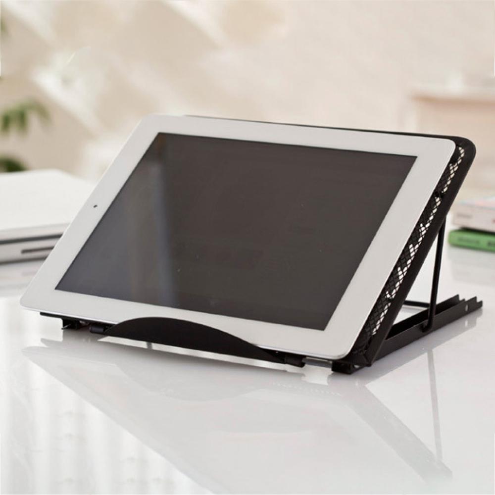 Laptop Holder Folding Laptop Steel Mesh Stand Cooling Pad Adjustable Laptop Stand Bracket Rolled Steel Tablet Holder Support