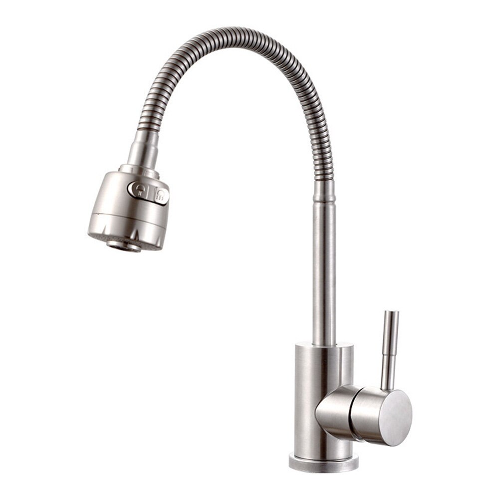Stainless Steel Universal Hose Tap Nozzle Kitchen Sink Tap