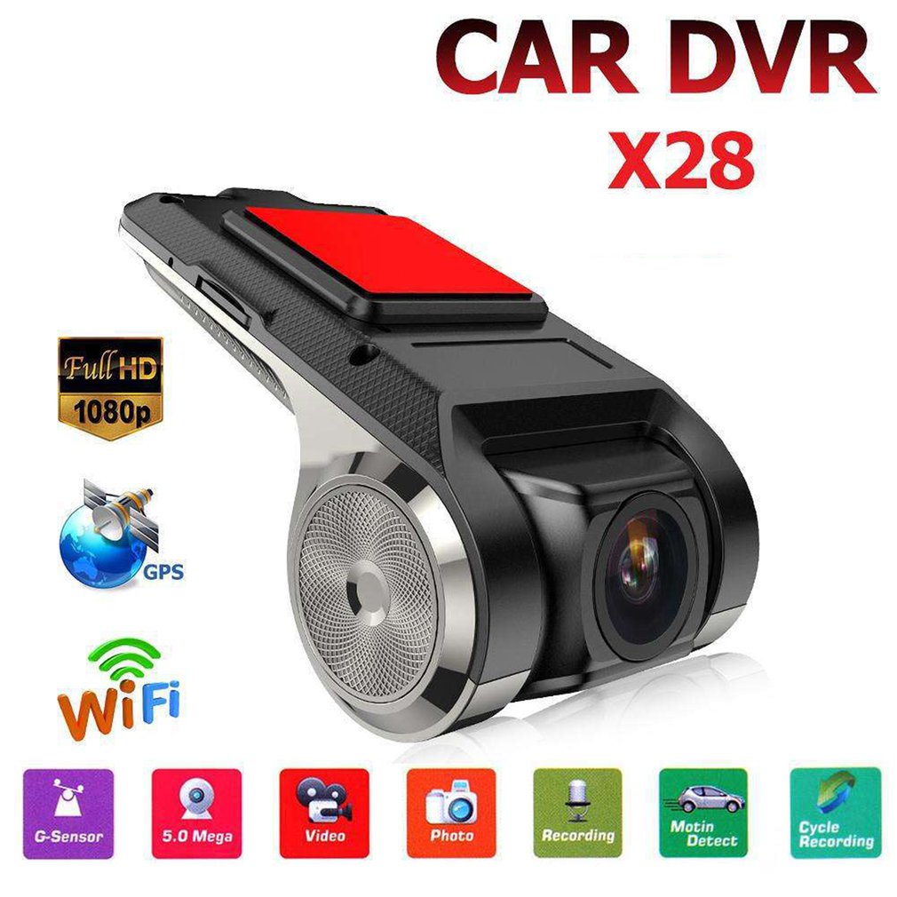 1080p 150 graden dashcam auto dvr camera recorder wifi adas g-sensor video auto recorder dashcam