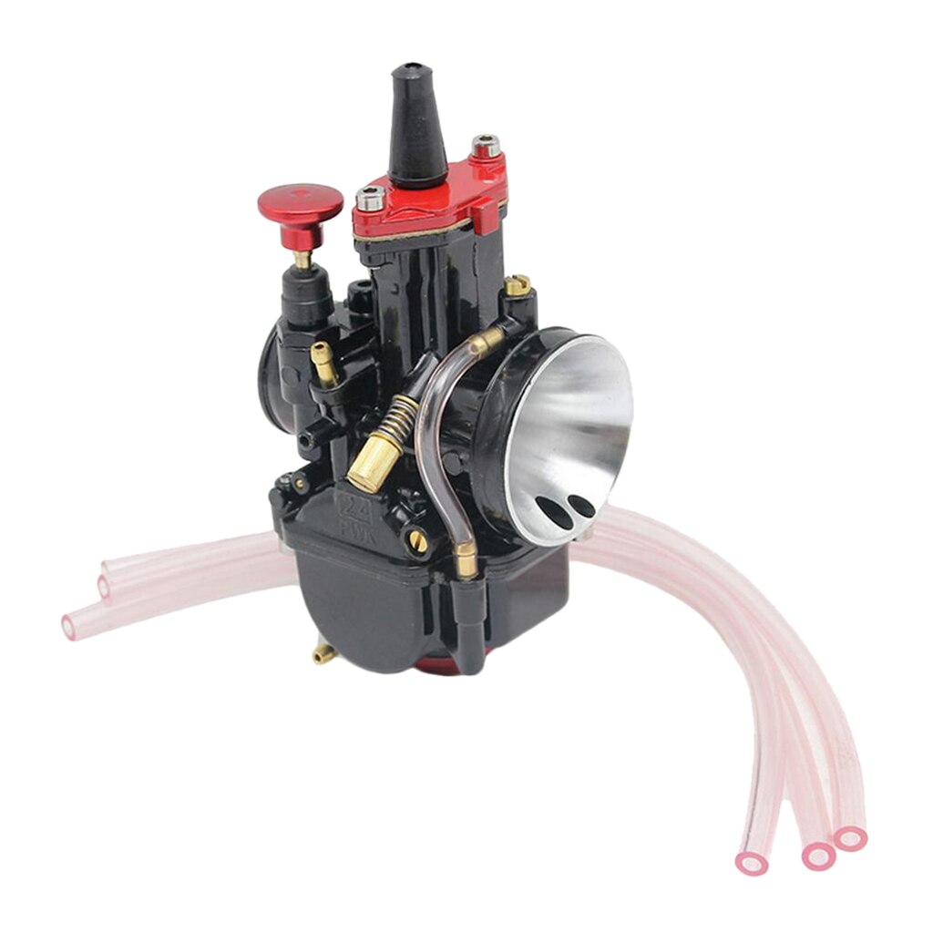 Carburetor 24mm Racing Flat Side Carb For 100-350cc Scooter ATV Go Kart