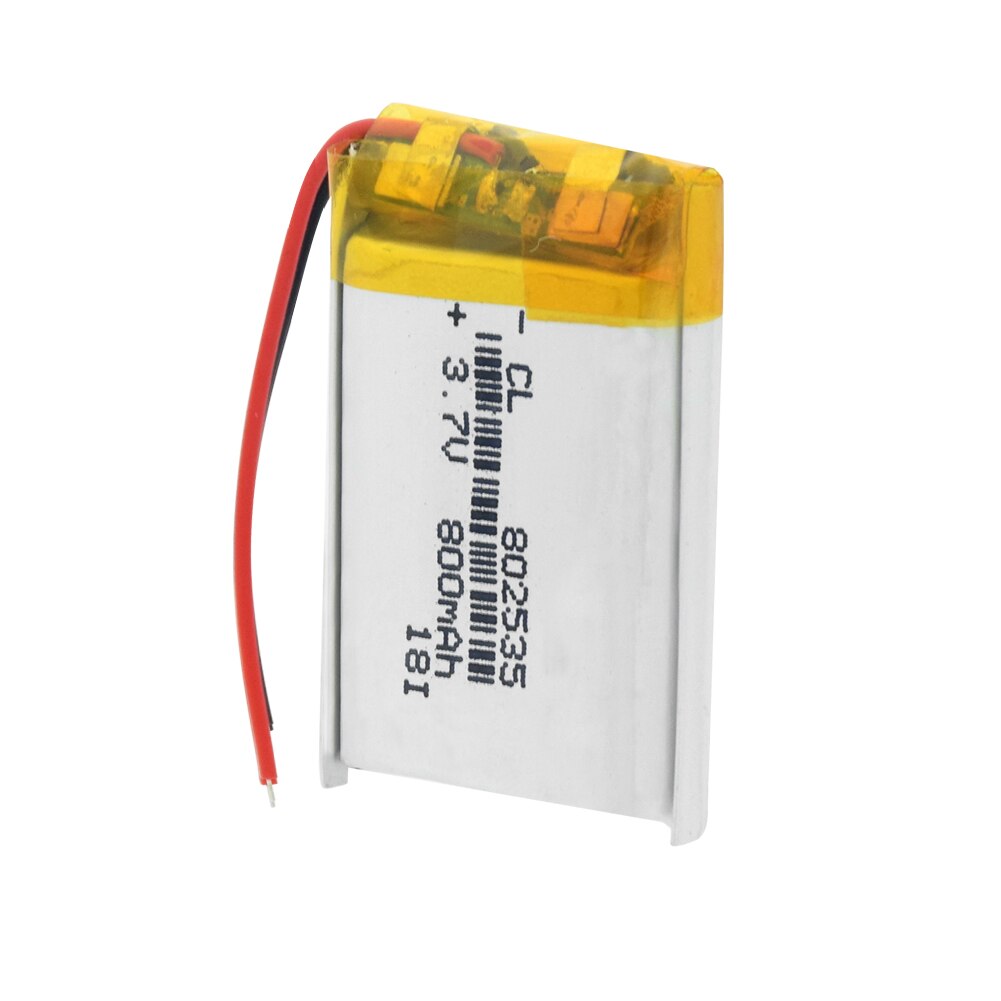 802535 3.7V 800Mah 082535 Lithium Polymeer Li-Po Li Ion Oplaadbare Batterij Cellen Voor Mp3 MP4 MP5 gps Psp Mobiele Bluetooth