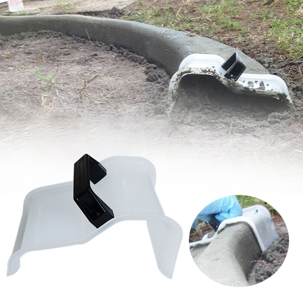 DIY Landscape Garden Shape Curb Tool Tile Flooring Concrete Trowel Model with Handle