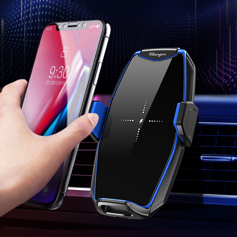 15w universele auto draadloze oplader telefoonhouder snellader 360 graden rotatie oplaadbeugel voor smartphones