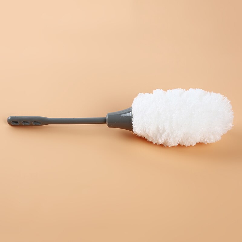 Microfiber Duster Brush Extendable Hand Dust Cleaner Anti Dusting Brush Home Air-condition Car Furniture Cleaning Tool: white