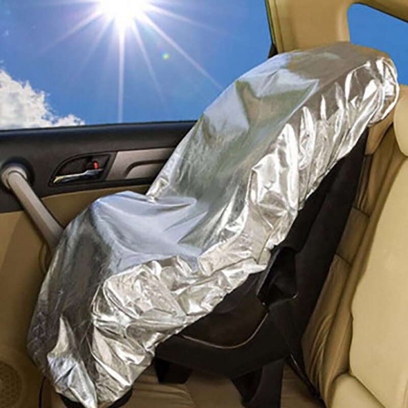 Zilver Aluminium Film Autostoel Baby Veiligheid Zetels Zonnescherm Protector Stofdicht Cover Interieur UV Protector Accessoires