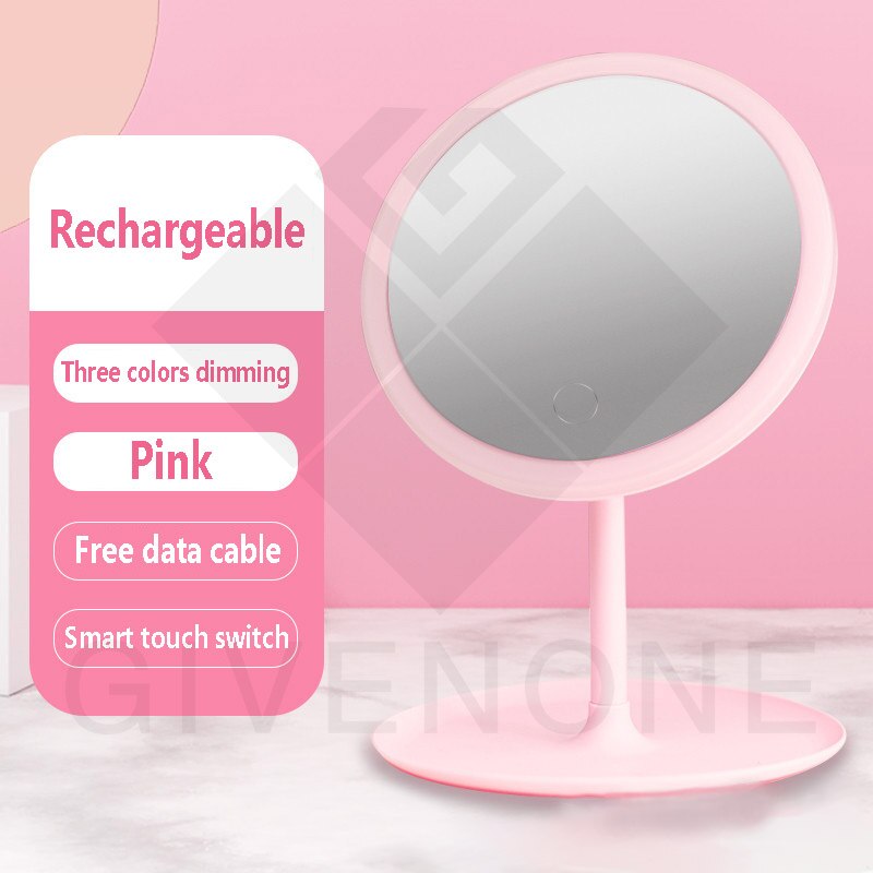 5 Dimes loupe multi-fonction maquillage miroir LED tactile lumineux maquillage Table miroir Portable maquillage beauté miroir: 6