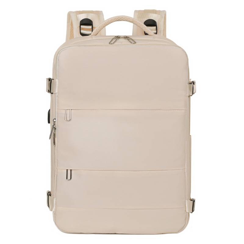 Multifunction Travel Bags Large Capacity Shoulder Bag For Women Handbag Men Backpack Women's Sports Bag Crossbody Bag: Beige