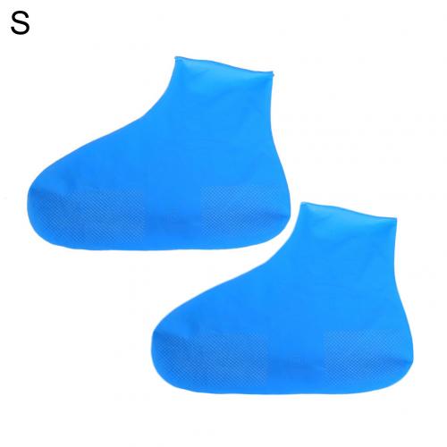 1 paire anti-dérapant Couvre-chaussure Imperméable Réutilisable Pluie Botte Moto Couvre-chaussures: 2