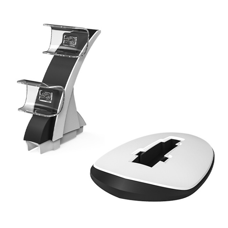 Für  ps5 controller kann die led-anzeige der dockingstationsbasis, der schnellladestation und  ps5 controllern geladen werden.
