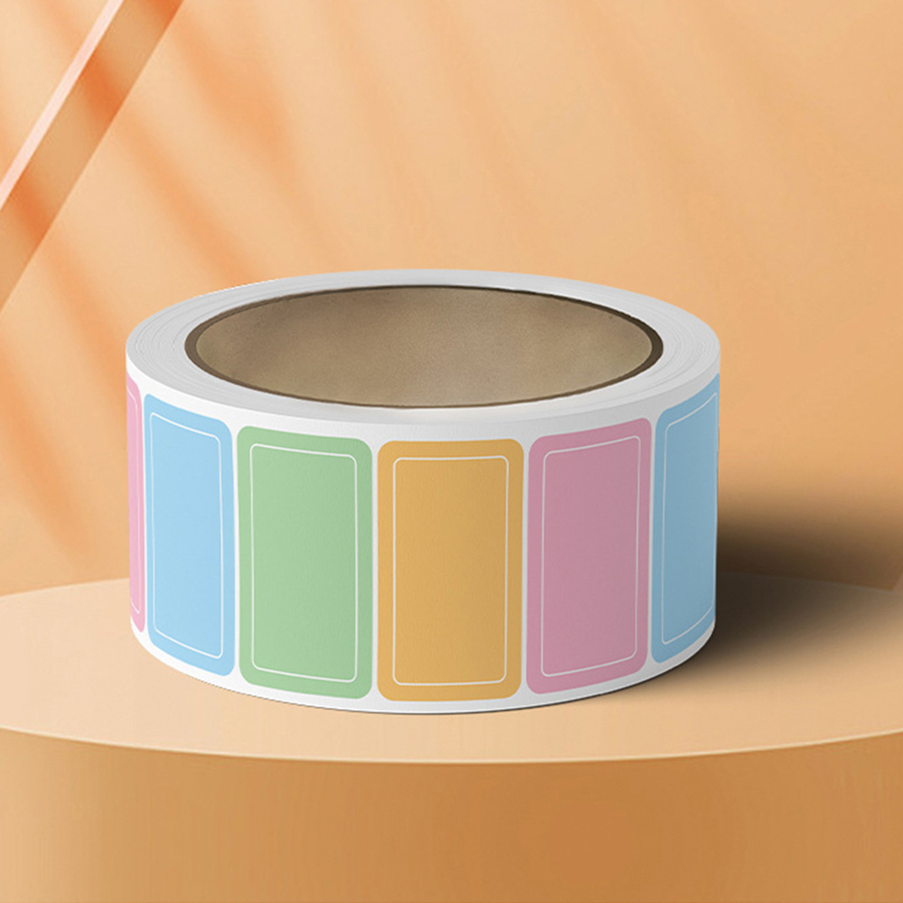 100-800 stuks stickers kleurrijke labelstickers waterdicht zelfklevend logo handgeschreven naam naamstickers indexstickers