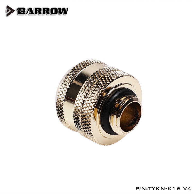 Barrow  od 16mm hårda rör kompressionskopplingar, hårda rörbyggda kopplingar svart / ljus silver / vit / guld tykn -k16 v4