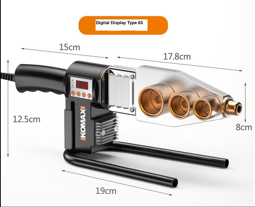 220V Household Water Pipe Fuser PPR Tube Welding Machine 63