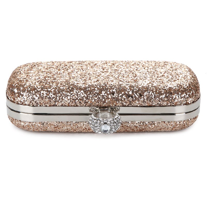 Sequin Clutch Bag Vrouwelijke Avond Koppelingen Vinger Ringen Wedding Purse Exquisite Vrouwen Keten Schoudertas bolsa feminina ZD1292