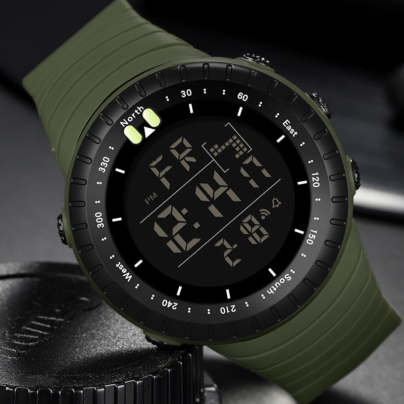 SANDA Digital Reloj de deporte de los hombres Relojes LED electrónicos hombre reloj de pulsera para hombres reloj resistente al agua al aire libre horas