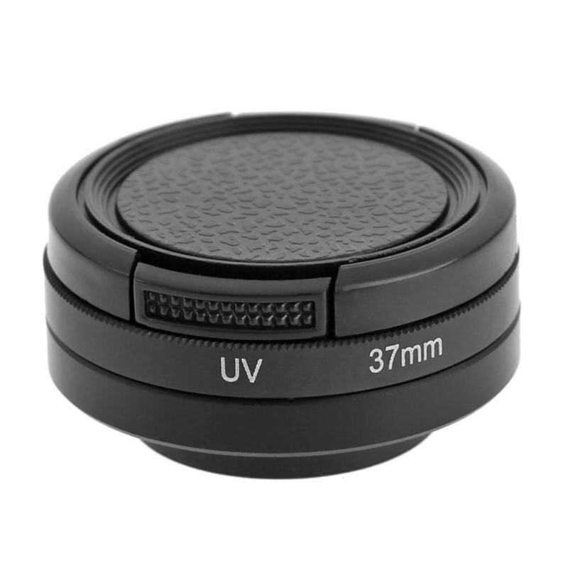 37 Mm Filter Adapter Bril Uv Lens Filter + Beschermende Lens Cover Cap Voor Gopro Hero 3 3 + 135-170 ° Brede Kijkhoek