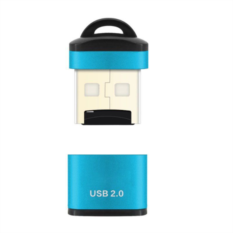 Mini USB 2.0 Card Reader Memory Card Adapter for TF/Micro Sd Cards Reading High Speed Card Reader with Plastic Lid Key Ring