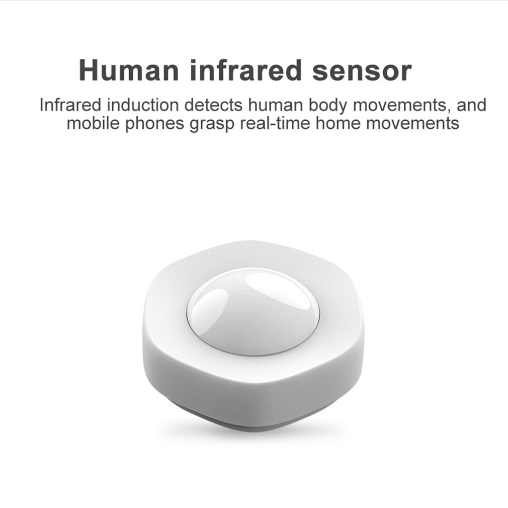WIFI Human Infrared Sensor Lithium Battery Powered Mobile Phone App Alarm Anti-dismantling And Security